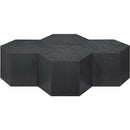  Meridian Eternal Black Oak Wood 4 pc Modular Coffee Table IMAGE 3