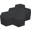  Meridian Eternal Black Oak Wood 5 pc Modular Coffee Table IMAGE 6