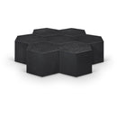  Meridian Eternal Black Oak Wood Coffee Table IMAGE 1