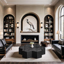  Meridian Eternal Black Oak Wood Coffee Table IMAGE 2