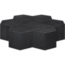  Meridian Eternal Black Oak Wood Coffee Table IMAGE 4