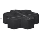  Meridian Eternal Black Oak Wood Coffee Table IMAGE 7