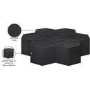  Meridian Eternal Black Oak Wood Coffee Table IMAGE 8