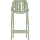  Meridian Mykonos Mint Plastic Outdoor Patio Stool IMAGE 4