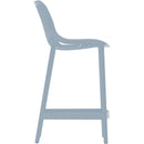  Meridian Mykonos Sky Blue Plastic Outdoor Patio Stool IMAGE 5