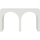  Meridian June Cream Oak Wood Console Table IMAGE 3