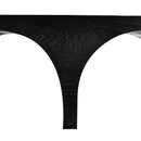  Meridian June Black Oak Wood Console Table IMAGE 7