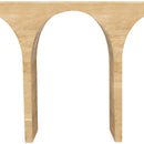  Meridian June White Oak Wood Console Table IMAGE 8