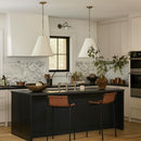  Color_Brown -- Dax Brown Vegan Leather Upholstered Counter Stool IMAGE 2