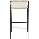  Color_Black/ Cream -- Dax Cream Vegan Leather Upholstered Counter Stool IMAGE 3