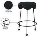  Color_Black -- Meridian Fleur Counter Height Stool IMAGE 6