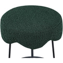  Color_Green -- Fleur Green Boucle Fabric Upholstered Counter Stool IMAGE 3
