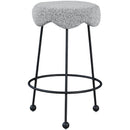Meridian Fleur Stool 513Grey-C IMAGE 1