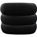  Manufacturer Color_Black -- Meridian Roxbury Stationary Fabric Accent Chair IMAGE 3