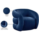  Manufacturer Color_Navy -- Roxbury Navy Velvet Upholstered Accent Chair IMAGE 8