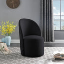  Manufacturer Color_Black -- Meridian Hautely Stationary Fabric Accent Chair IMAGE 2