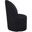  Manufacturer Color_Black -- Meridian Hautely Stationary Fabric Accent Chair IMAGE 4