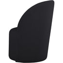  Manufacturer Color_Black -- Meridian Hautely Stationary Fabric Accent Chair IMAGE 6