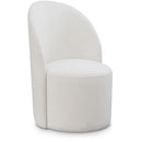  Manufacturer Color_Cream -- Hautely Cream Boucle Fabric Upholstered Accent / Dining Chair IMAGE 1