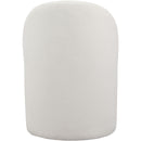  Manufacturer Color_Cream -- Hautely Cream Boucle Fabric Upholstered Accent / Dining Chair IMAGE 3