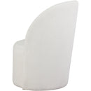  Manufacturer Color_Cream -- Hautely Cream Boucle Fabric Upholstered Accent / Dining Chair IMAGE 6