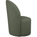  Manufacturer Color_Green -- Hautely Green Boucle Fabric Upholstered Accent / Dining Chair IMAGE 4