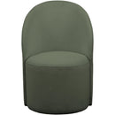  Manufacturer Color_Green -- Hautely Green Boucle Fabric Upholstered Accent / Dining Chair IMAGE 5