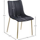 Color_Black/ Gold -- Meridian Isla Dining Chair IMAGE 8