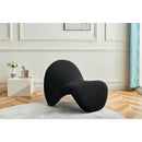  Manufacturer Color_Black -- Meridian Theodore Stationary Fabric Accent Chair IMAGE 2