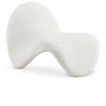  Manufacturer Color_Cream -- Theodore Cream Faux Sherling Upholstered Accent Chair IMAGE 1