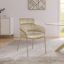  Color_Beige/ Gold -- Meridian Yara Arm Chair IMAGE 2