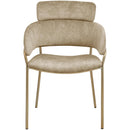  Color_Beige/ Gold -- Meridian Yara Arm Chair IMAGE 4