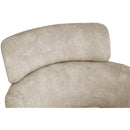  Color_Stone -- Yara Stone Velvet Upholstered Dining Chair IMAGE 5