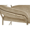  Color_Beige/ Gold -- Meridian Yara Counter Height Stool IMAGE 5