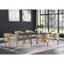  Color_Beige/ Gold -- Meridian Madelyn Dining Chair IMAGE 2