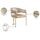  Color_Beige/ Gold -- Meridian Madelyn Dining Chair IMAGE 7