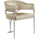  Color_Beige/ Silver -- Meridian Madelyn Dining Chair IMAGE 1