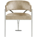  Color_Beige/ Silver -- Meridian Madelyn Dining Chair IMAGE 4
