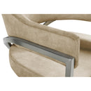  Color_Beige/ Silver -- Meridian Madelyn Dining Chair IMAGE 5