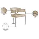  Color_Beige/ Silver -- Meridian Madelyn Dining Chair IMAGE 7