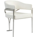  Color_Cream -- Madelyn Cream Velvet Upholstered Dining Chair IMAGE 1