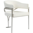  Color_Cream -- Madelyn Cream Velvet Upholstered Dining Chair IMAGE 1