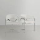  Color_Cream -- Madelyn Cream Velvet Upholstered Dining Chair IMAGE 2