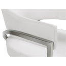 Meridian Madelyn Cream Vegan Leather Dining Chair IMAGE 5
