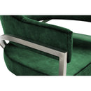  Color_Green -- Madelyn Green Velvet Upholstered Dining Chair IMAGE 5