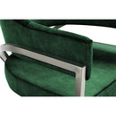 Meridian Madelyn Green Velvet Dining Chair IMAGE 5