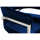 Color_Navy -- Madelyn Navy Velvet Upholstered Dining Chair IMAGE 5