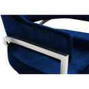 Meridian Madelyn Navy Velvet Dining Chair IMAGE 5