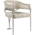  Color_Stone -- Madelyn Stone Velvet Upholstered Dining Chair IMAGE 1