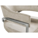  Color_Stone -- Madelyn Stone Velvet Upholstered Dining Chair IMAGE 5